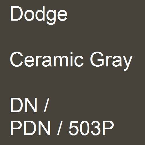 Dodge, Ceramic Gray, DN / PDN / 503P.